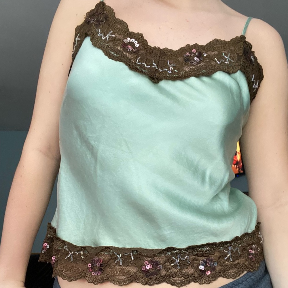 Y2k silk tank